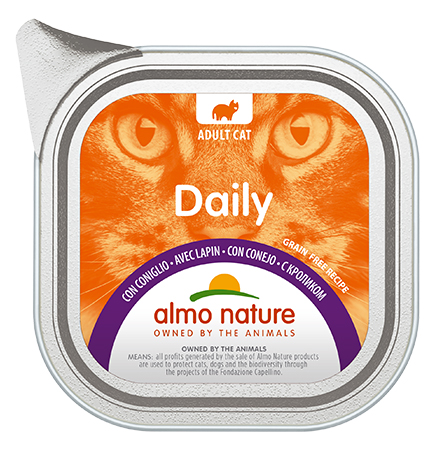 

Almo Nature Daily Menu Rabbit / Паштет Алмо Натюр для кошек Меню с Кроликом (цена за упаковку), Almo Nature Daily Menu Rabbit