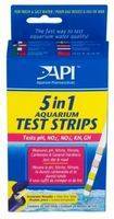 Api 5in1 Aquarium Test Strips / Тест-полоски Апи для экспресс тестов Аквариумной воды 