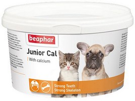 Купить Beaphar Junior Cal Strong Teeth / Кормовая добавка Беафар для Котят и Щенков за 1010.00 ₽