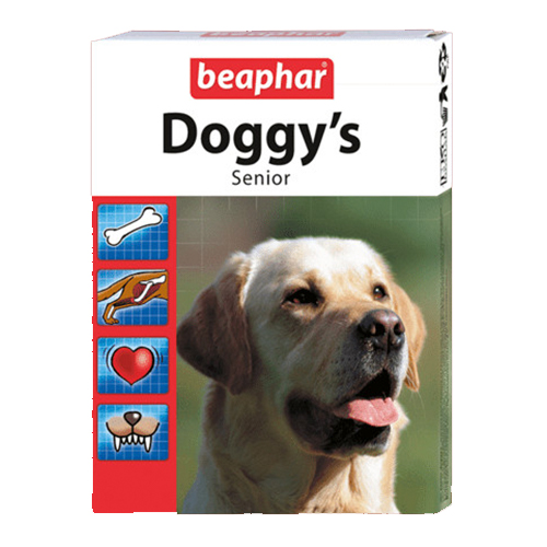 Beaphar Doggy's Senior / Кормовая добавка Беафар для Пожилых собак (старше 7 лет) Минеральная с L-карнитином