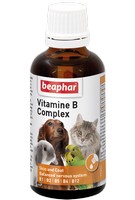 Купить Beaphar Vitamine B Complex / Кормовая добавка Беафар Комплекс Витаминов группы В для Кошек, Собак, Птиц за 830.00 ₽