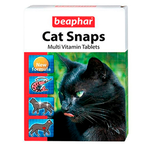 Beaphar Cat Snaps Multi Vitamin Tablets / Мультивитамины Беафар для кошек