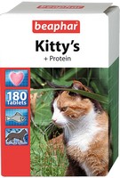 Beaphar Kitty's+Protein / Кормовая добавка Беафар для кошек Витаминизированное лакомство с Протеином