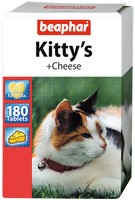 Beaphar Kitty's+Cheese / Кормовая добавка Беафар для кошек Витаминизированное лакомство с Cыром (