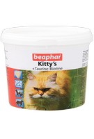 Beaphar Kitty's+Taurine+Biotin / Кормовая добавка Беафар для кошек Витаминированное лакомство с Таурином и Биотином (