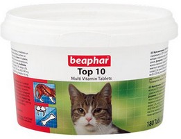 Beaphar Top 10 Multi Vitamin Tablets / Мультивитамины Беафар для кошек