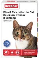 Beaphar Flea&Tick collar for Cat / Ошейник Беафар от Блох 6 месяцев и Клещей 6 месяцев для кошек с 6 месяцев 35 см 