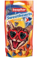 Beaphar Sweet Hearts / Лакомство Беафар для Котят и Кошек Разноцветные сердечки Витамины и Минералы