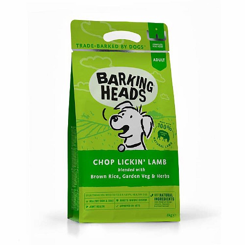 Barking Heads Dog Adult Chop Lickin' Lamb / Сухой корм Баркинг Хэдс для взрослых собак 'Мечты о ягненке' Ягненок рис 
