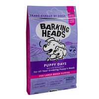 Barking Heads Puppy Days Large Breed / Сухой корм Баркинг Хэдс для Щенков Крупных пород Курица Лосось рис 