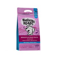 

Barking Heads Dog Adult Small Doggylicious Duck Grain free / Сухой Беззерновой корм Баркинг Хэдс для взрослых собак Мелких пород 'Восхитительная утка' Утка батат, Barking Heads Dog Adult Small Doggylicious Duck Grain free