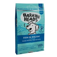 

Barking Heads Dog Adult Fish-N-Delish Grain free / Сухой Беззерновой корм Баркинг Хэдс для взрослых собак 'Рыбка-вкусняшка' Лосось Форель батат, Barking Heads Dog Adult Fish-N-Delish Grain free