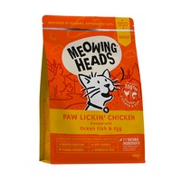 Meowing Heads Paw Lickin’ Chicken / Сухой корм Меовинг Хэдс для взрослых кошек 'Куриное наслаждение' Курица рис
