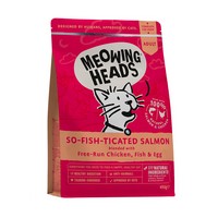 Meowing Heads So-fish-ticated Salmon / Сухой корм Меовинг Хэдс для взрослых кошек 'Фиш-гурман' Лосось курица рис