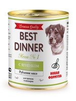Best Dinner Puppy Premium / Консервы Бест Диннер для Щенков и Юниоров Меню №1 c Ягненком (цена за упаковку)