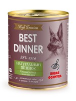 Best Dinner High Premium / Консервы Бест Диннер для собак Натуральный Ягненок (цена за упаковку)