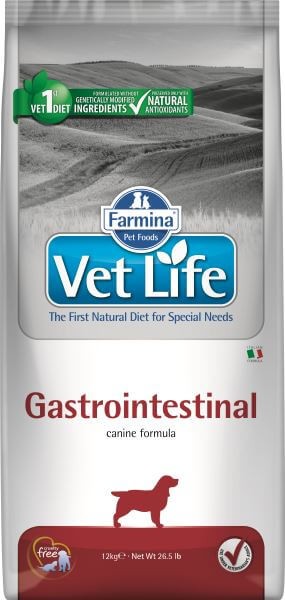 Farmina Vet Life GastroIntestinal / Лечебный корм Фармина для собак при Нарушениях работы ЖКТ