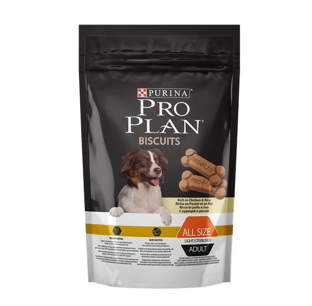 Purina Pro Plan Biscuits Chicken & Rice / Лакомство Пурина Про План Бисквиты Курица с Рисом