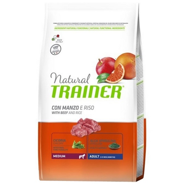 Trainer Natural Medium Adult Beef & Rice / Сухой корм Трейнер для взрослых собак Средних пород Говядина и Рис