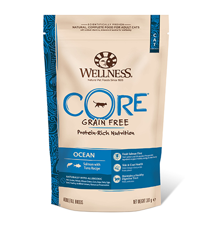 Wellness Core Cat Ocean Grain free Salmon Tuna / Сухой Беззерновой корм Велнес Кор для взрослых кошек Лосось с Тунцом