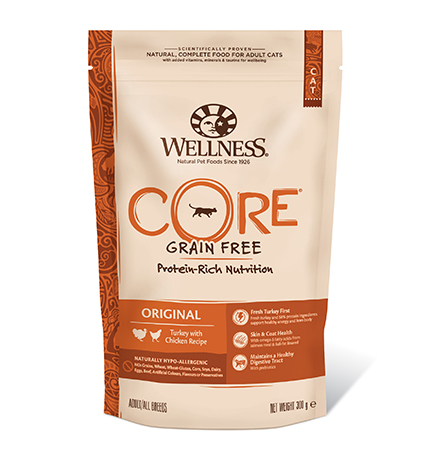 Wellness Core Adult Cat Original Grain free Turkey Chicken / Сухой Беззерновой корм Велнес Кор для взрослых кошек Индейка с Курицей