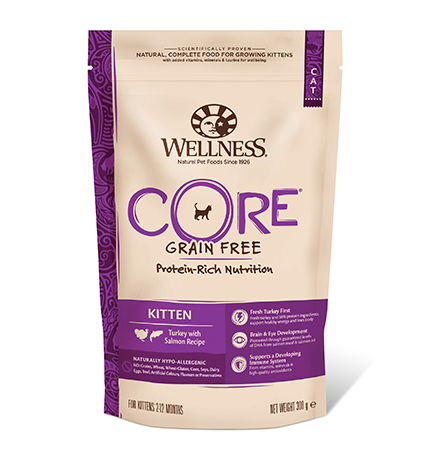 Wellness Core Kitten Grain free Turkey Salmon / Сухой Беззерновой корм Велнес Кор для Котят Индейка с Лососем