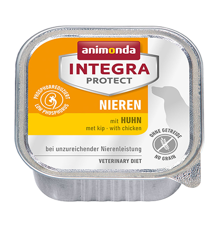 Animonda Integra Protect Renal / Ветеринарный влажный корм (консервы) Анимонда для взрослых собак при хронической Почечной Недостаточности Курица (цена за упаковку)