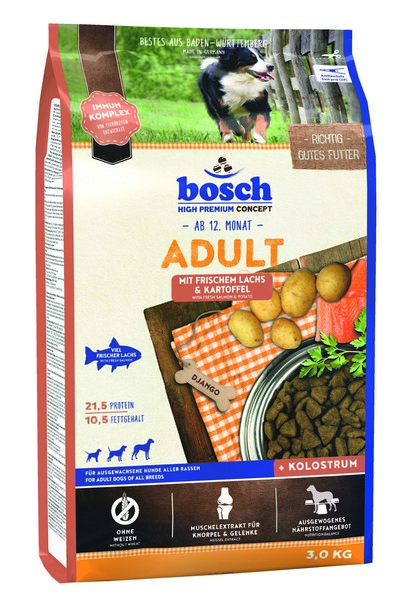 Bosch Adult Lachs & Kartoffel / Сухой корм Бош Эдалт для собак Лосось с Картофелем