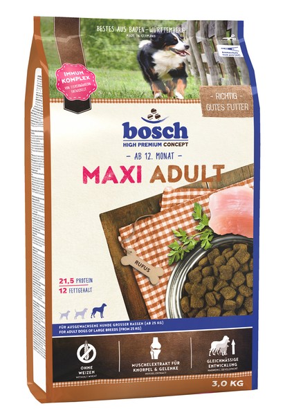 Bosch Adult Maxi / Сухой корм Бош Эдалт Макси для собак Крупных пород