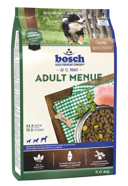 Bosch Adult Menue / Сухой корм Бош Эдалт Меню Овощи & Мясо