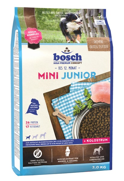 Bosch Junior Mini / Сухой корм Бош Юниор Мини для Щенков Мелких пород