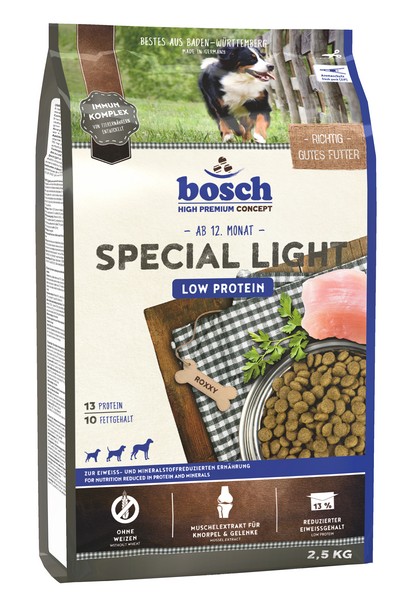 Bosch Special Light / Сухой корм Бош Спешел Лайт для собак Низкопротеиновый