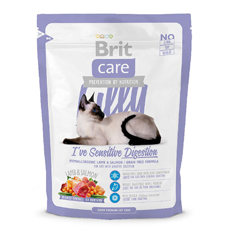 Brit Care Lilly Sensitive Digestion / Сухой корм Брит Беззерновой для кошек с чувствительным пищеварением