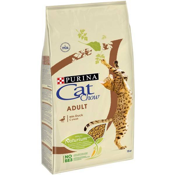 Purina Cat Chow Adult Duck / Сухой корм Пурина Кэт Чау для взрослых кошек Утка