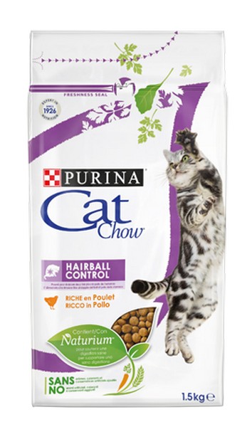 Purina Cat Chow Hairball Control / Сухой корм Пурина Кэт Чау для кошек Вывод волосяных комочков