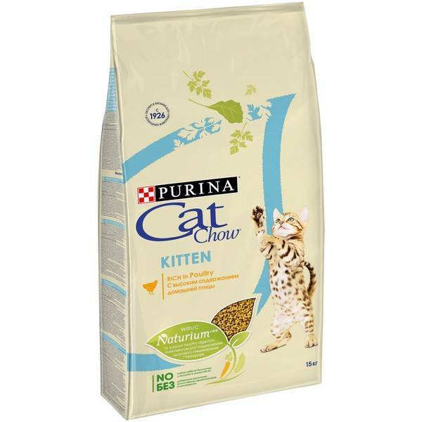 Purina Cat Chow Kitten Poultry / Сухой корм Пурина Кэт Чау для Котят Птица