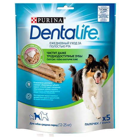 Purina Dentalife / Лакомство Пурина Денталайф для собак Средних пород Палочки Ежедневный уход за полостью рта