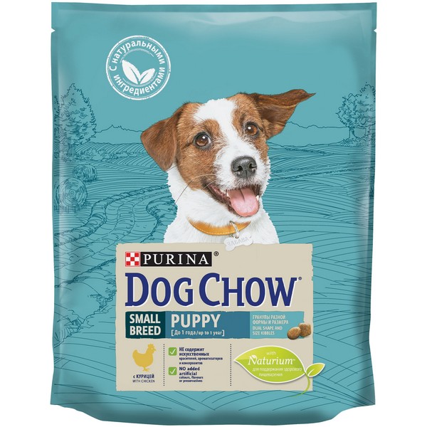 Purina Dog Chow Puppy Mini Chicken / Сухой корм Пурина Дог Чау для Щенков Мелких пород в возрасте до 1 года Курица