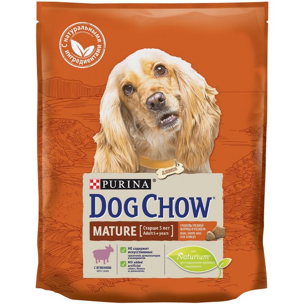 Purina Dog Chow Mature Adult 5+ Lamb / Сухой корм Пурина Дог Чау для собак Старшего возраста Ягненок