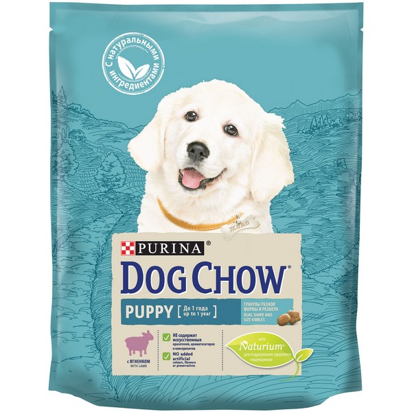 Purina Dog Chow Puppy Lamb / Сухой корм Пурина Дог Чау для Щенков в возрасте до 1 года Ягненок