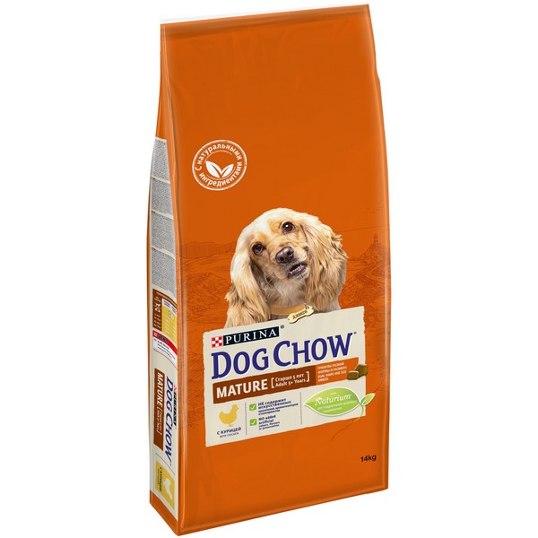 Purina Dog Chow Mature Adult 5+ Chicken / Сухой корм Пурина Дог Чау для собак Старшего возраста Курица