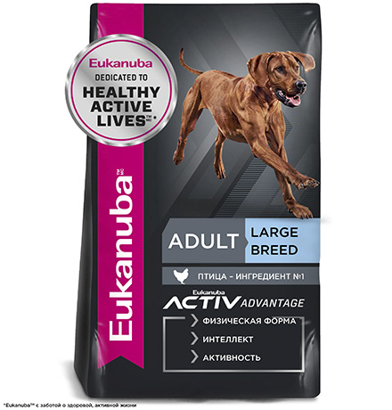 Eukanuba Adult Large Breed / Сухой корм Эукануба для взрослых собак Крупных пород с Курицей