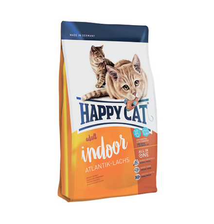 Happy Cat Supreme Indoor Atlantik-Lachs / Сухой корм Хэппи Кэт для Домашних кошек Атлантический Лосось