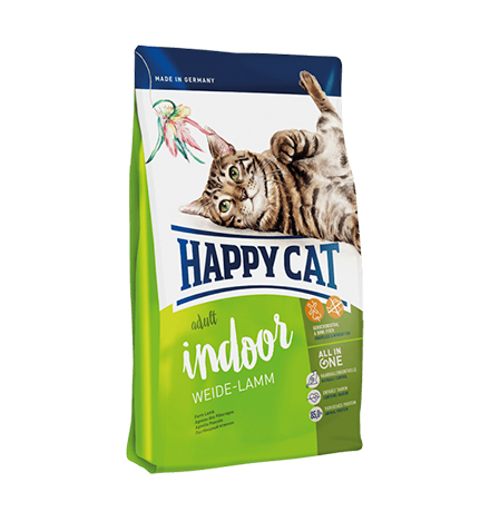 Happy Cat Supreme Indoor Weide-Lamm / Сухой корм Хэппи Кэт для Домашних кошек Ягненок