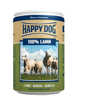 Happy Dog 100% Lamm / Консервы Хэппи Дог для собак Монобелковые Ягнёнок (цена за упаковку, Германия)