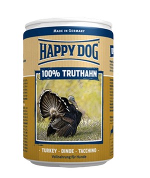 Happy Dog 100% Truthahn / Консервы Хэппи Дог для собак Монобелковые Индейка (цена за упаковку, Германия)