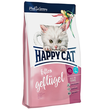 Happy Cat Kitten Geflugel / Сухой корм Хэппи Кэт для Котят Птица