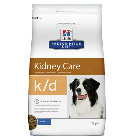 Hills Prescription Diet Canine k/d / Лечебный корм Хиллс k/d для собак Заболевание почек (почечная недостаточность)