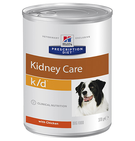 Hills Prescription Diet Canine k/d / Лечебные консервы Хиллс k/d для собак Заболевание почек (почечная недостаточность) (цена за упаковку)