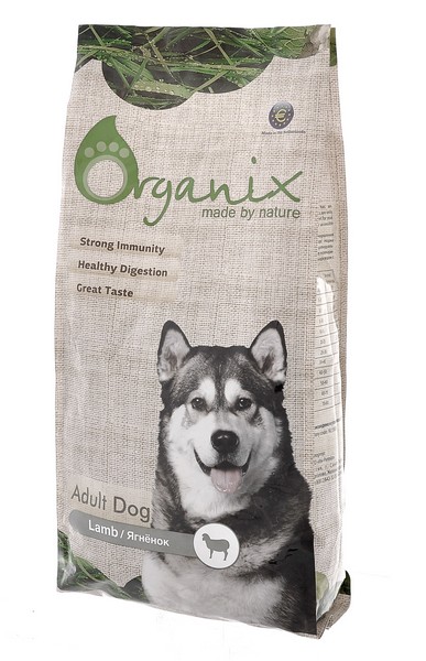 Organix Adult Dog Lamb / Сухой корм Органикс для взрослых собак с Чувствительным пищеварением Ягненок